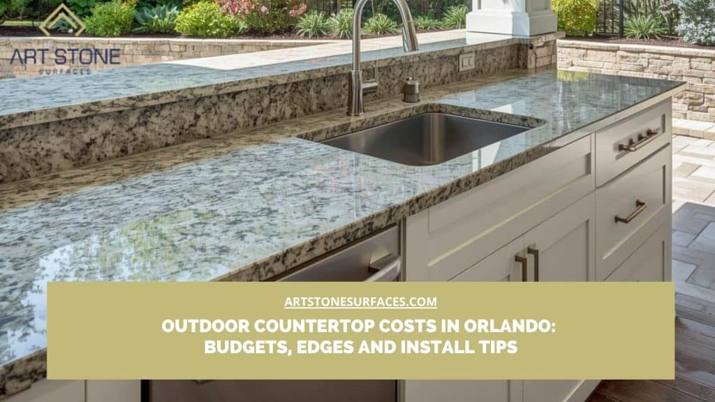 outdoor kitchen countertop cost Orlando
