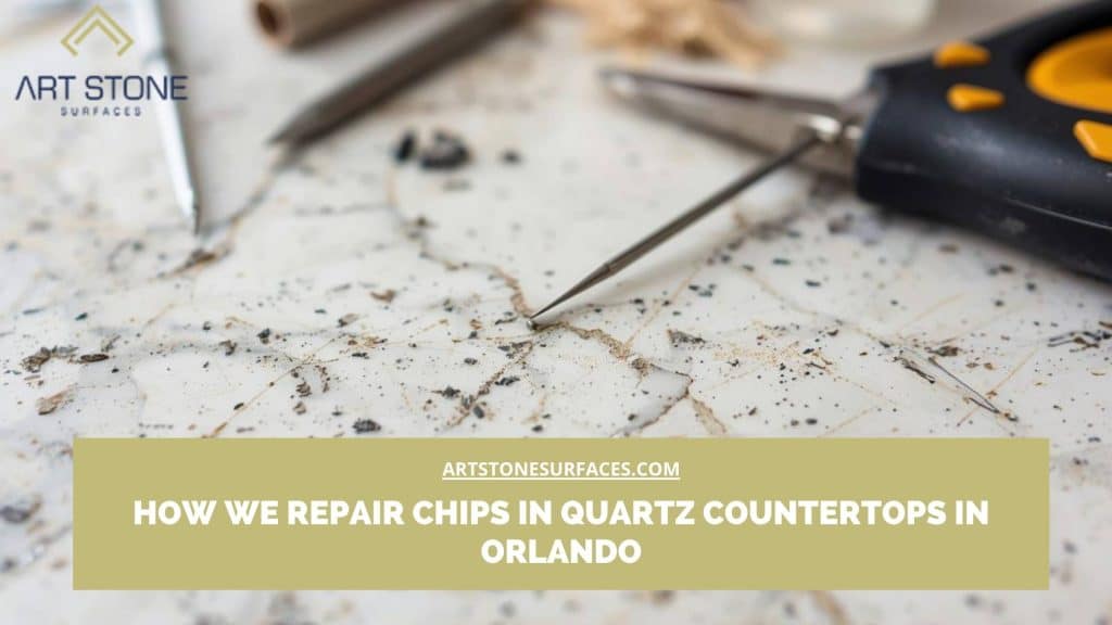repair chip in quartz countertop Orlando
