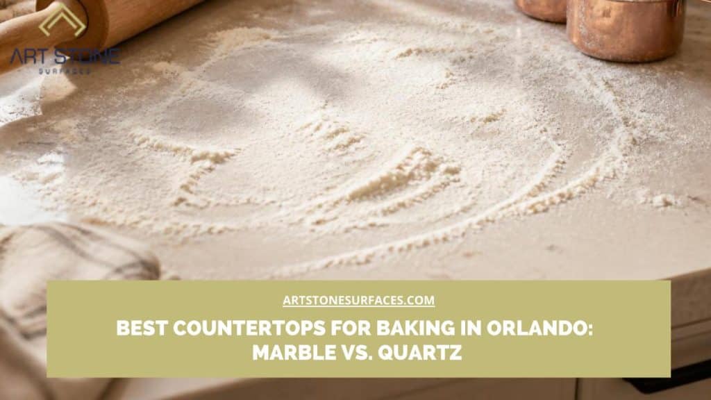 best countertop for baking marble vs quartz Orlando