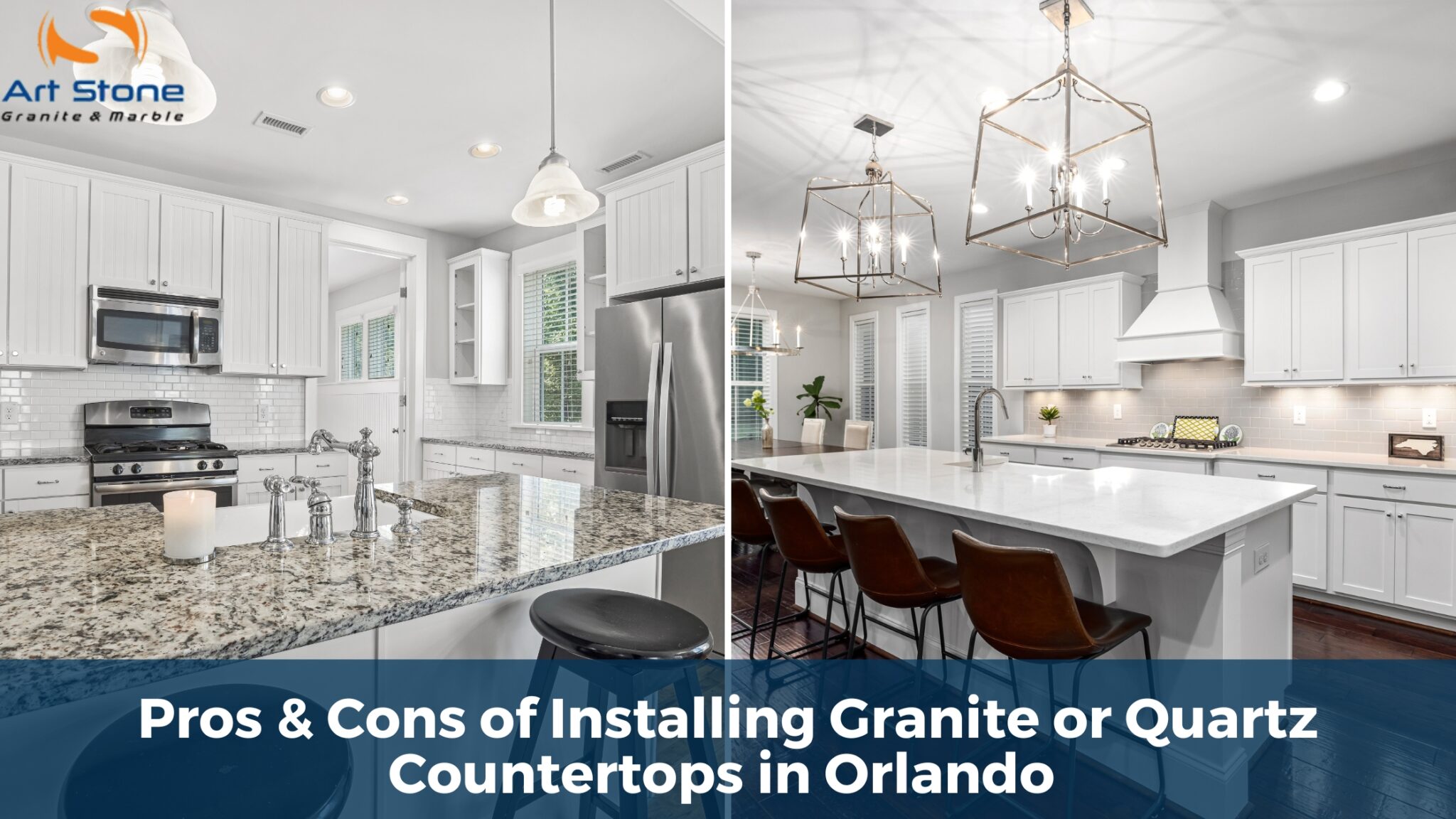 Pros & Cons Installing Granite or Quartz Countertops Orlando