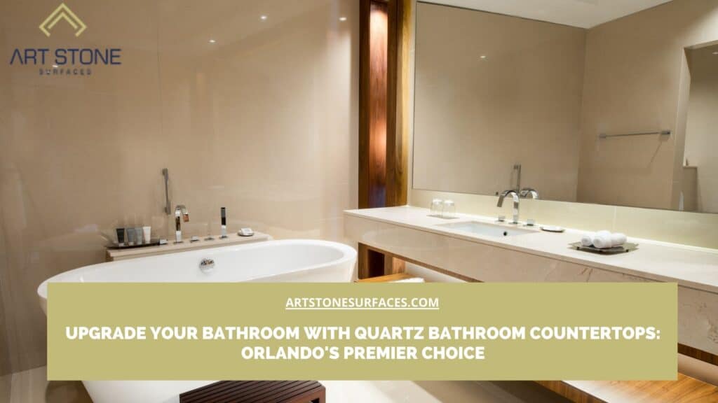 quartz bathroom countertops in Orlando