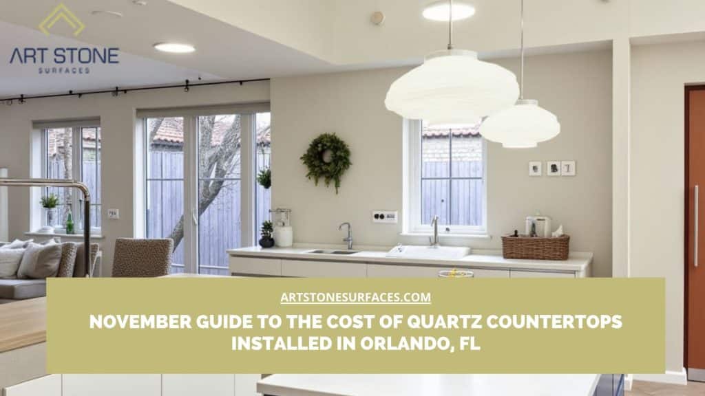 Cost of quartz countertops installed in Orlando