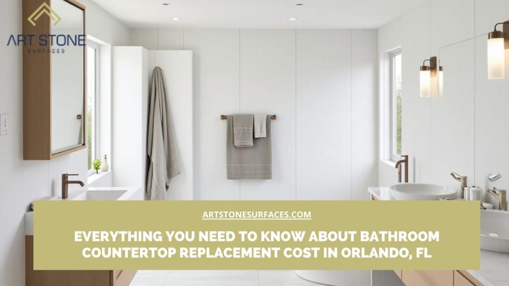 Bathroom countertop replacement cost in Orlando