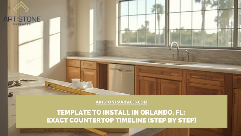 countertop install timeline Orlando