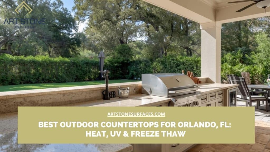 outdoor kitchen countertops